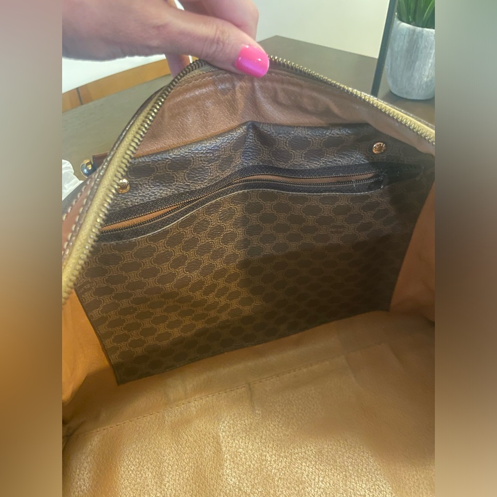 Celine Vintage Macadam Canvas Boston Bag - Picture 13 of 16